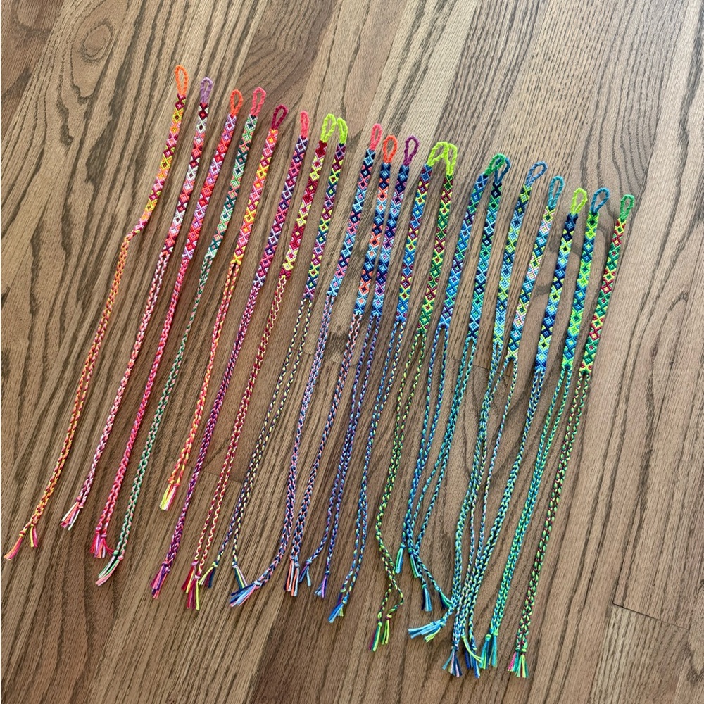 Embroidery Thread Friendship Bracelets - Picture 2 of 3